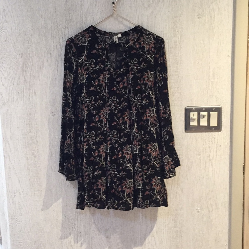 Floral pattern tunic top/dress
